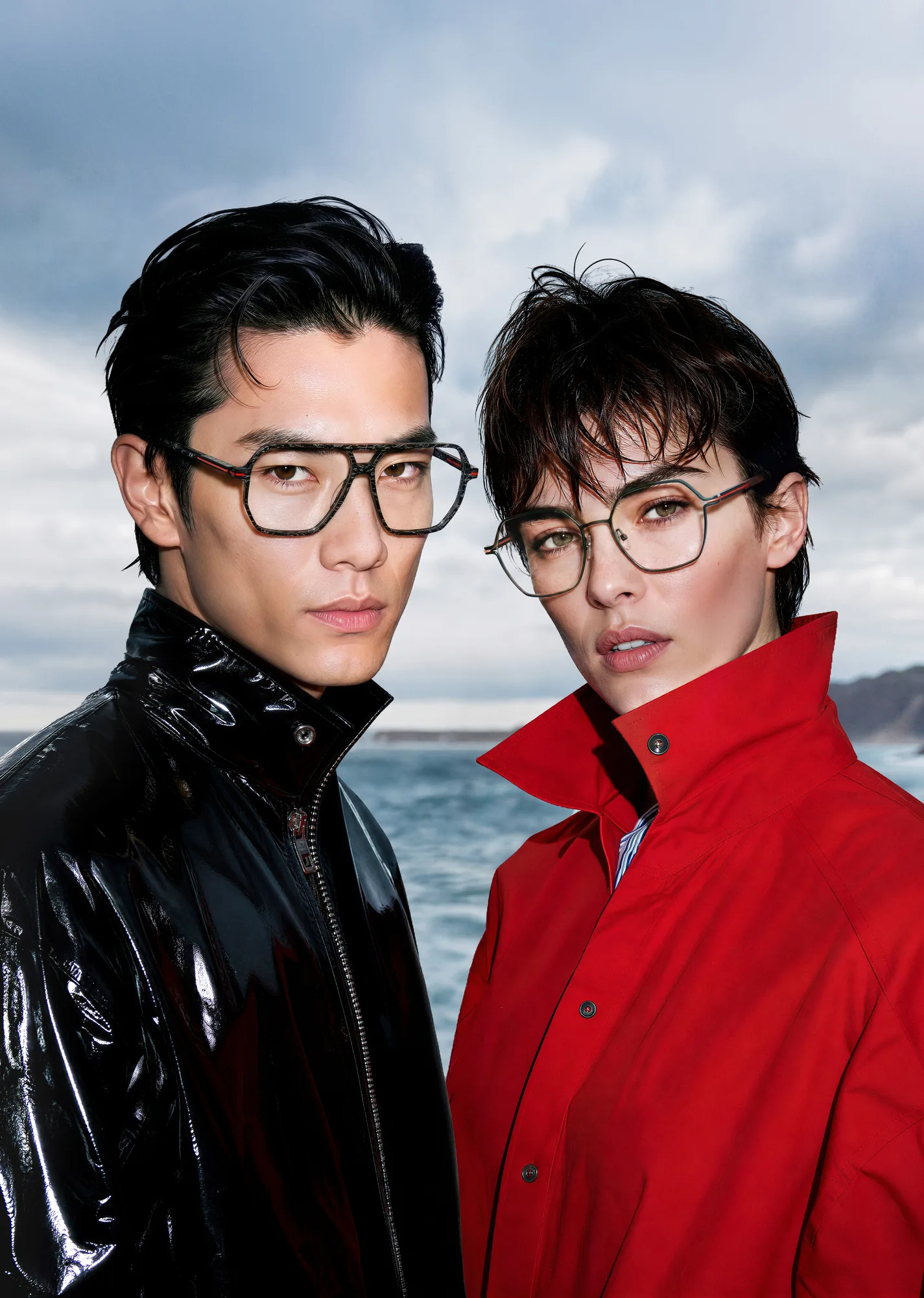 J.F. Rey French optical frames with layered color